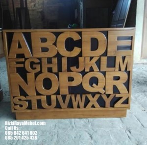 Desain Bufet Terbaru model Alfabet