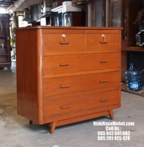 Nakas Laci Modern Kayu Jati
