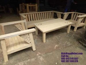 Model Kursi Tamu Minimalis Jati Terbaru