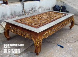 Meja Ukir Jati Ketapang