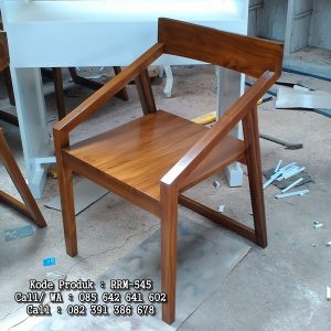 Kursi Cafe Minimalis Jepara Jati Asli