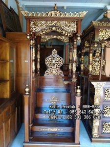 Mimbar Masjid Istiqlal Ukiran Jepara