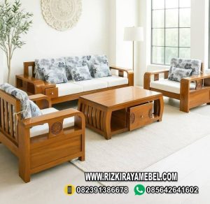 Kursi Tamu Kayu Jati Ukir Minimalis