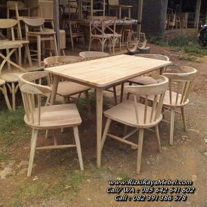 Kursi Makan Jati Minimalis Jepara