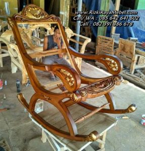 Kursi Goyang Kayu Jati Sofa Ukir