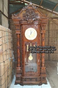 Jam Hias Jepara Ukiran Kayu Jati