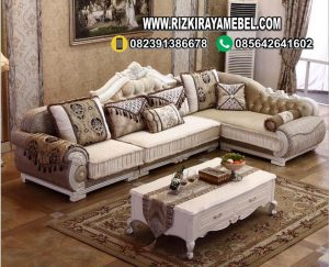 Kursi Sofa Sudut Ruang Tamu Ukiran Mewah