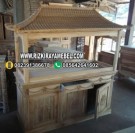 Bufet Tempat Aquarium Joglo Ukir Kayu Jati