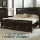 Tempat Tidur Minimalis Mewah Kayu Jati