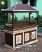 Bufet Aquarium Joglo Kayu Jati