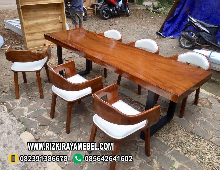 Kursi Meja Makan Kayu Minimalis Estetik