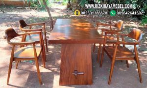 Kursi Meja Makan Kayu Solid Minimalis