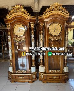 Lemari Jam Hias Masjid Ukiran Jepara