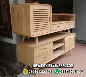 Bufet Retro Kayu Jati Minimalis Jepara