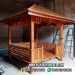 Gazebo Minimalis Taman Kayu Jepara