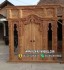 Pintu Gebyok Ukir Kaligrafi Mushola Jati