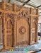 Pintu Gebyok Ukiran Kaligrafi Masjid Kayu Jati