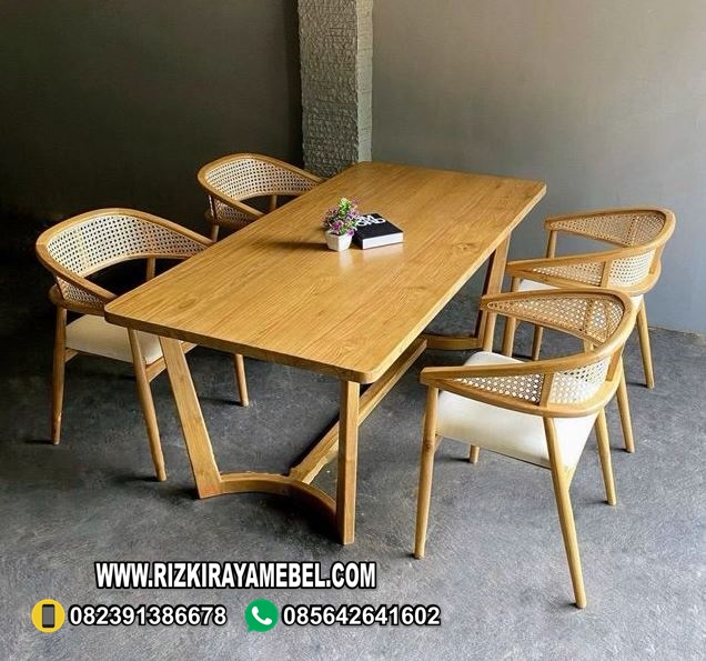 Kursi Meja Makan Kayu Jati Minimalis