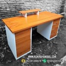 Meja Kerja Kayu Jati Minimalis