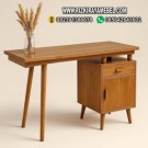 Meja Kerja Minimalis Scandinavian Jati