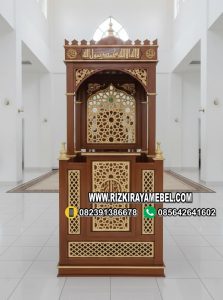 Model Mimbar Masjid Minimalis Jepara