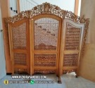 Sketsel Ukir Kaligrafi Mewah Kayu Jati