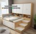 Tempat Tidur Tingkat Plus Lemari Rak Buku
