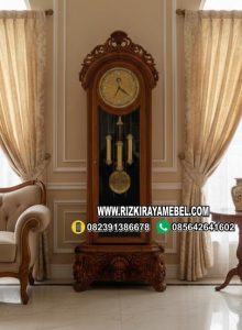 Jam Hias Ukir Jepara Klasik