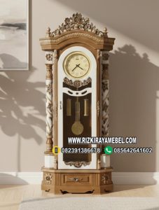 Jam Hias Ukir Klasik Kayu Jati